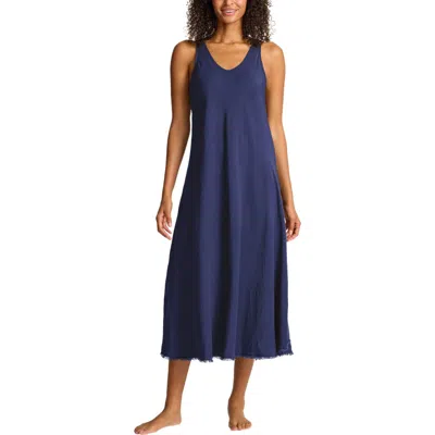 Tommy Bahama St Lucia Bias Cut Maxi Dress Swim Cover-up In Blue