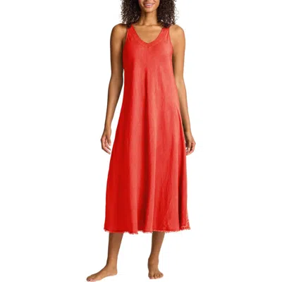 Tommy Bahama St. Lucia Cover-up Midi Dress In Red