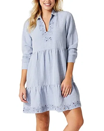 TOMMY BAHAMA ST. LUCIA EMBROIDERED DRESS SWIM COVER-UP
