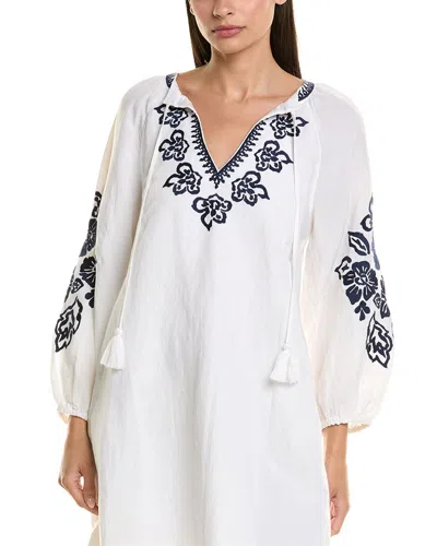 Tommy Bahama St. Lucia Linen-blend Tunic In White