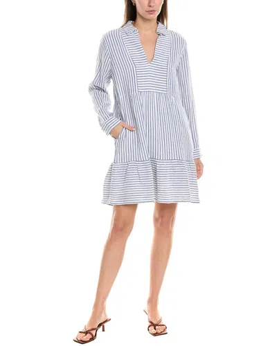 Tommy Bahama St. Lucia Striped Mini Dress In Blue