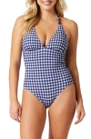 TOMMY BAHAMA SUMMER FLORAL REVERSIBLE ONE-PIECE SWIMSUIT
