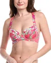 Tommy Bahama Summer Floral Underwire Crossback Bikini Top