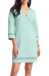 Tommy Bahama Sunset Harbor Long Sleeve Shift Dress