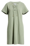 Tommy Bahama Sunset Harbor Short Sleeve Sundress In Green
