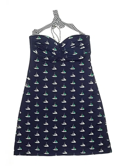 Pre-owned Tommy Bahama Swimsuit Cover Up In Blue