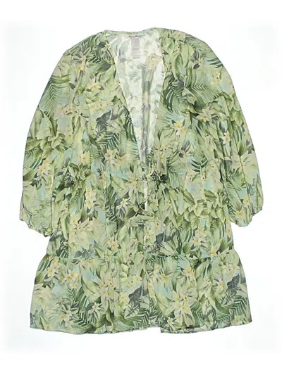 Pre-owned Tommy Bahama Swimsuit Cover Up In Green