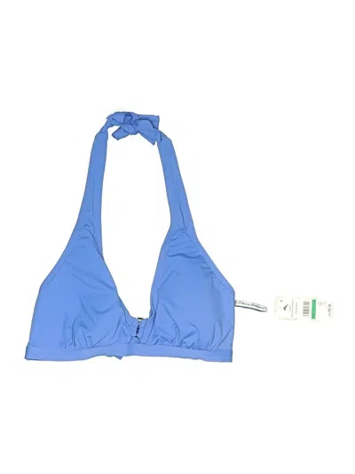 Tommy Bahama Swimsuit Top Blue Solid Pattern Swimwear