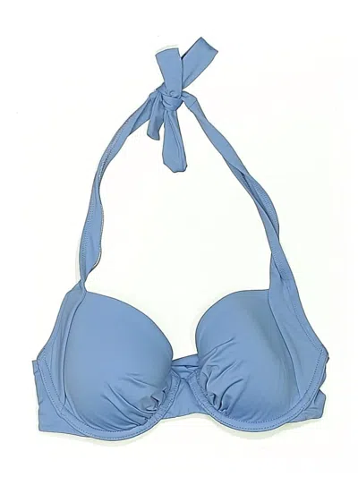 Pre-owned Tommy Bahama Swimsuit Top Blue Swimwear