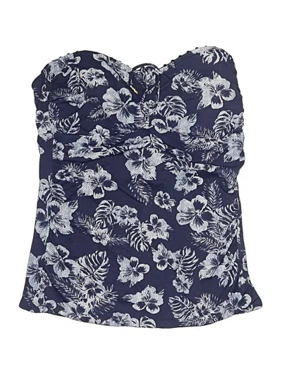 Pre-owned Tommy Bahama Swimsuit Top Blue Swimwear