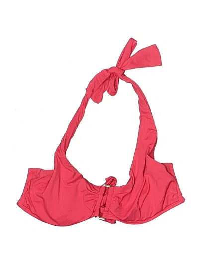 Pre-owned Tommy Bahama Swimsuit Top Pink Solid Pattern Swimwear