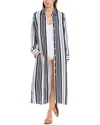 Tommy Bahama Tan Lines Stripes Midi Duster In Blue