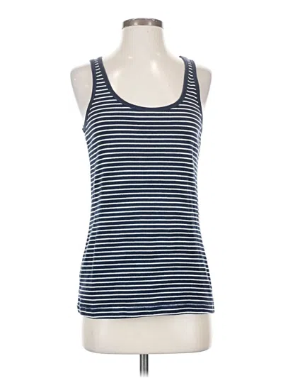 Pre-owned Tommy Bahama Tank Top Blue Halter Neckline Tops