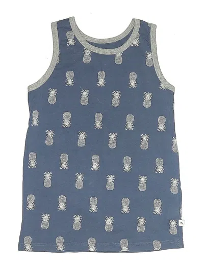 Pre-owned Tommy Bahama Kids' Tank Top Blue Keyhole Neckline Tops