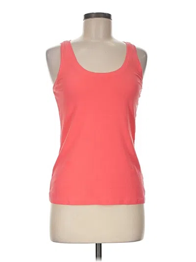 Pre-owned Tommy Bahama Tank Top Orange Halter Neckline Tops