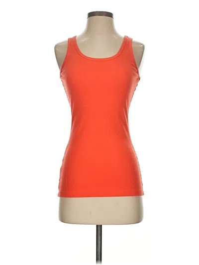 Pre-owned Tommy Bahama Tank Top Orange Strapless Neckline Tops