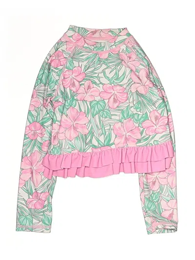 Pre-owned Tommy Bahama Kids' Tank Top Pink Halter Neckline Tops