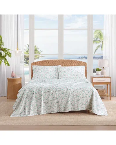Tommy Bahama Tee Time Cotton Percale Sheet Set In Green