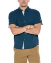 Tommy Bahama The Local Watering Hole Silk Camp Shirt In Blue