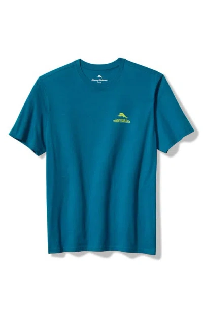 Tommy Bahama The Rum That Got Away Graphic T-shirt In Blue Allure