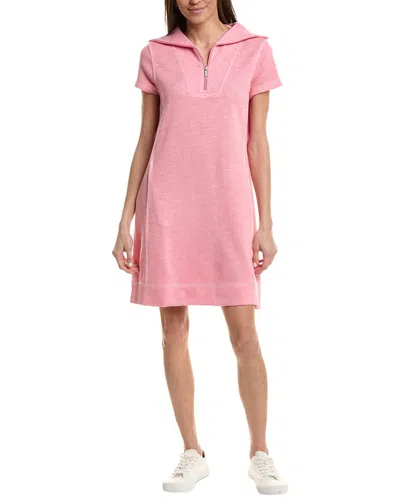 Tommy Bahama Tobago Bay 1/2-zip Mini Dress In Pink