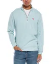 Tommy Bahama Tobago Bay 1/2-zip Mock Neck Sweater In Gray