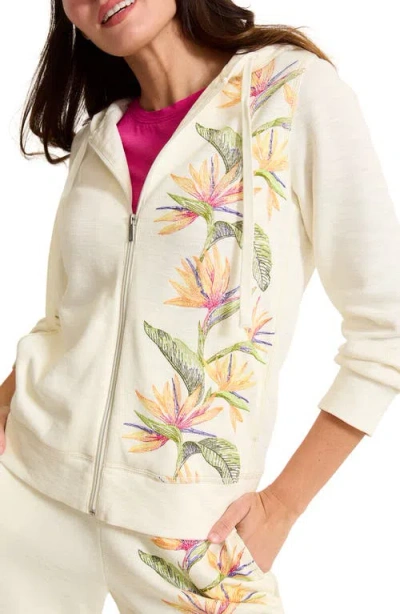 Tommy Bahama Tobago Bay Across Paradise Hoodie In Coconut