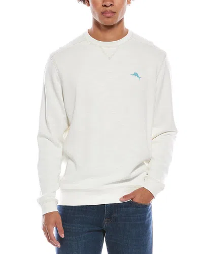 Tommy Bahama Tobago Bay Crewneck Pullover In White