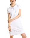 Tommy Bahama Tobago Bay Half Zip Mini Dress In White
