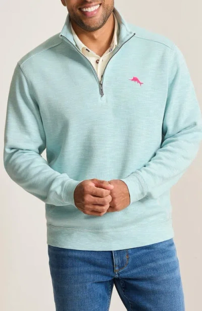 Tommy Bahama Tobago Bay Half Zip Pullover In Blue