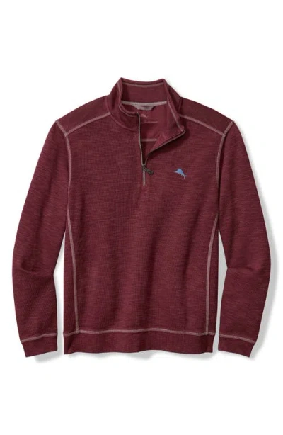 Tommy Bahama Tobago Bay Half Zip Pullover In Aged Clare