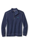 Tommy Bahama Tobago Bay Half Zip Pullover In Island Nav