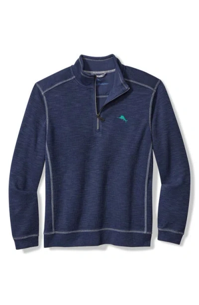 Tommy Bahama Tobago Bay Half Zip Pullover In Island Nav