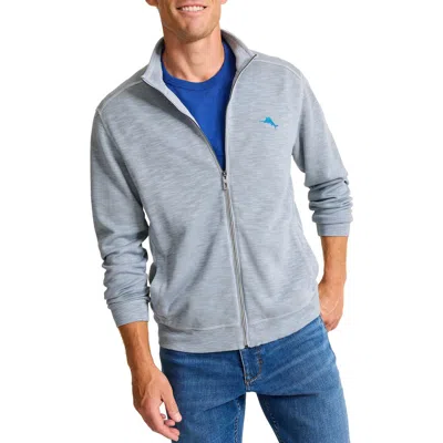 TOMMY BAHAMA TOMMY BAHAMA TOBAGO BAY SLUB RIB ZIP FRONT JACKET 