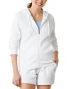 Tommy Bahama Tobago Bay Cotton Blend Zip-up Hoodie In White