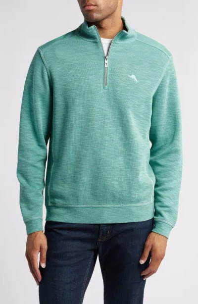 Tommy Bahama Tobago Half Zip Pullover In Aruba