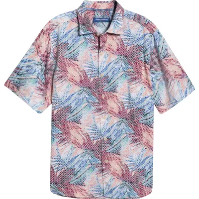 Tommy Bahama Tortola Cartago Palms Button-up Shirt In Blue
