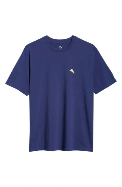 Tommy Bahama Toucan Season Graphic T-shirt In Island Navy