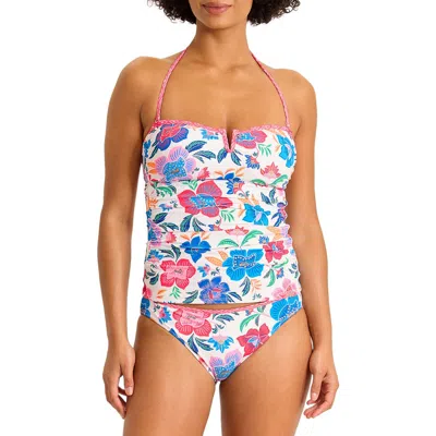 Tommy Bahama Tropi Flora Bandini Tankini Top In Multi