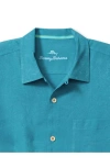 Tommy Bahama Tropic Isles Short Sleeve Button-up Silk Shirt In Ocean Tropic
