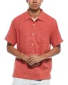 Tommy Bahama Tropic Isles Silk Camp Shirt In Red