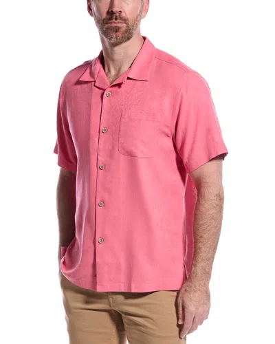 Tommy Bahama Tropic Isles Silk Camp Shirt In Pink
