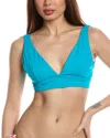 Tommy Bahama Tropical Blooms Bandeau Bikini Top In White