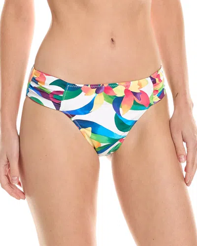 Tommy Bahama Tropical Blooms Reversible Hipster Bikini Bottom In White
