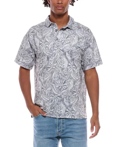 Tommy Bahama Tropical Score Polo Shirt In Gray