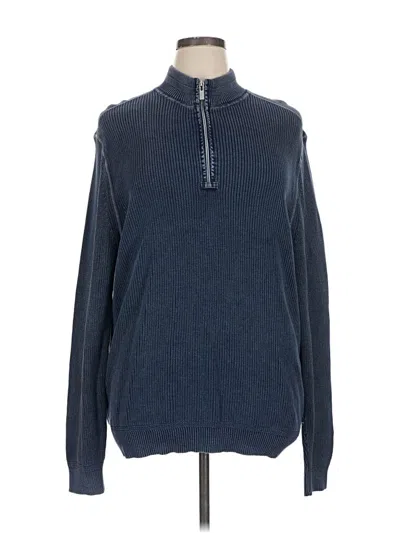 Pre-owned Tommy Bahama Turtleneck Sweater In Blue