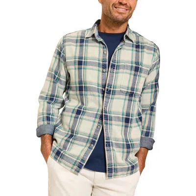 Tommy Bahama Twice The Plaid Slub Cotton Button-up Shirt