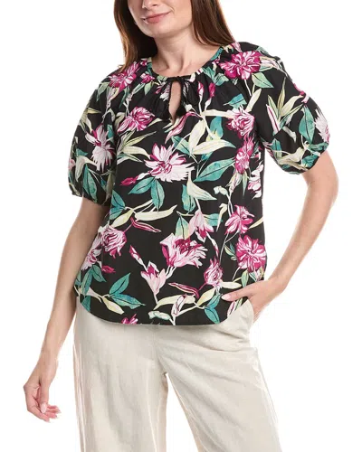 Tommy Bahama Twilight Bloom Top In Black