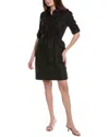 Tommy Bahama Two Palms Blueberry Belted Linen Shirtdress