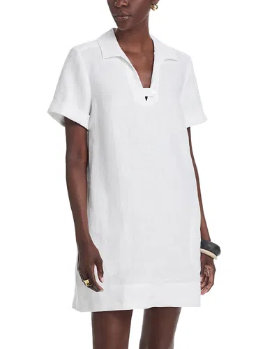 Tommy Bahama Two Palms Collared Shift Dress In White